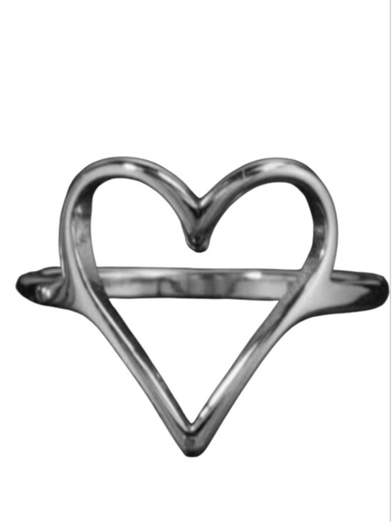 Jewelry - Open Heart Ring - Size 6.75 - New